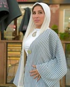 Casual Striped Shirt Suit