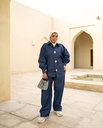 Casual Brooch Denim Suit