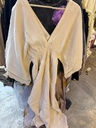 Elastic Waist Linen Dress