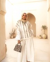 Subtle Shimmer Mesh Vest Suit