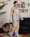 Casual Denim Pocket Suit