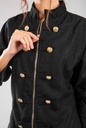 Military Button Zipper Suit