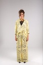 Abstract Print Buttoned Suit