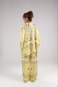 Abstract Print Buttoned Suit