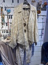 Casual Brooch Tweed Suit