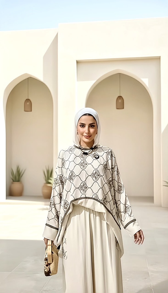 Thread Embroidered Casual Linen Suit it 