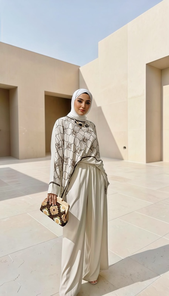 Thread Embroidered Casual Linen Suit it 