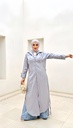 Hand Embroidered Belted Long Shirt