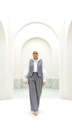 Striped Linen Vest & Pants Suit