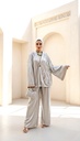 Side Embroidered Shimmery Suit