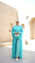 Flowy Chiffon Embroidered Pants Suit