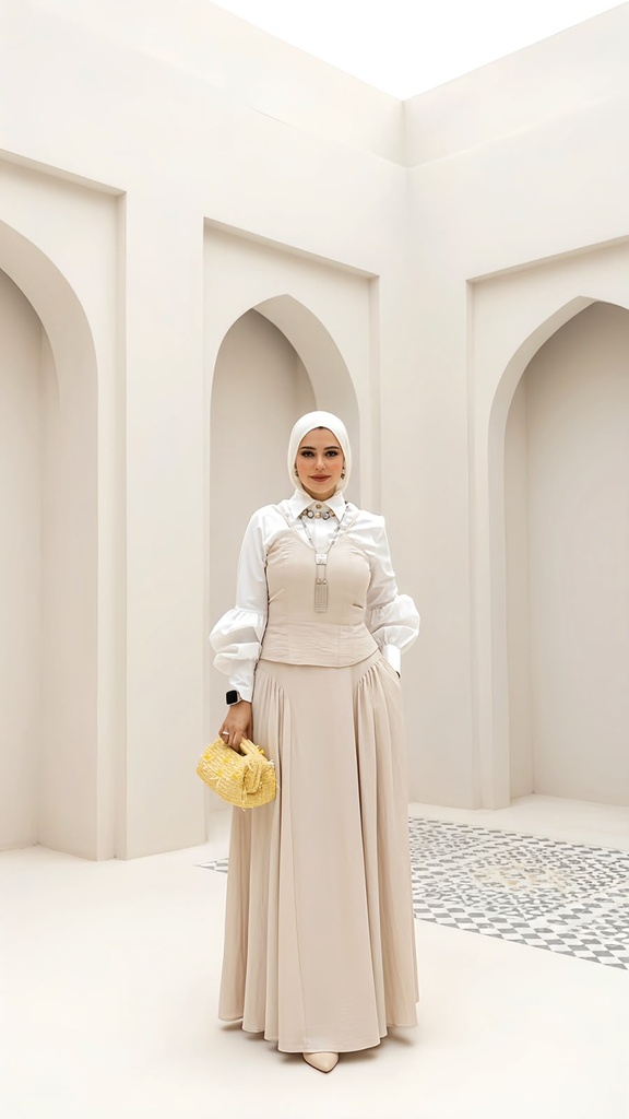 Linen Skirt Suit