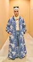 Floral Denim Shirt Dress
