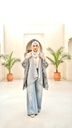 Embroidered Sleeves Cardigan 