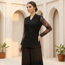 Shimmer Lace Corset Suit 