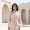 Shimmer Embroidered Collar Suit
