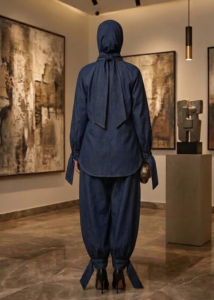 Denim Multi Tie Suit
