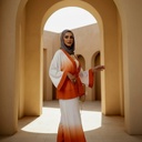 Chiffon Ombré Summer Suit