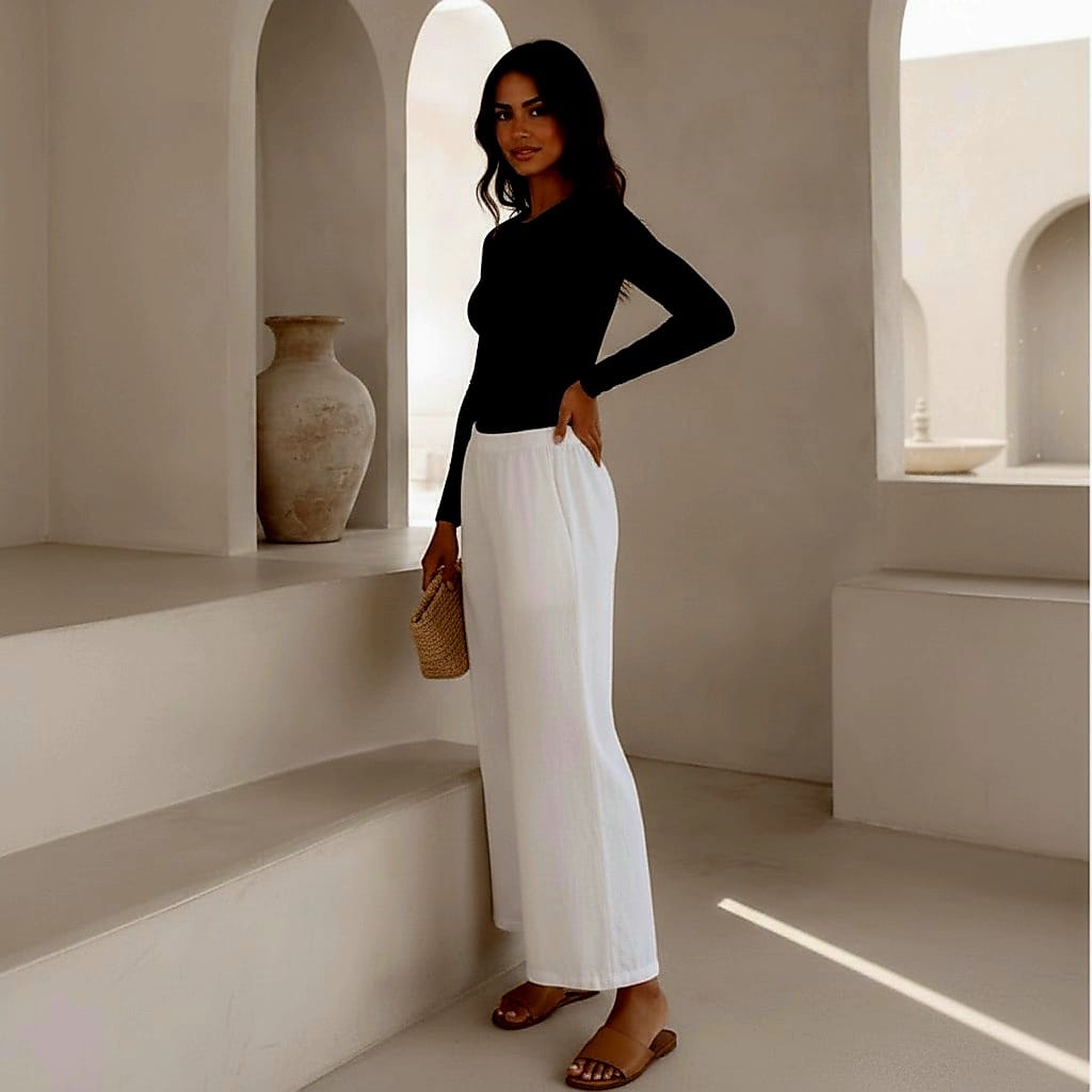 Lining linen Pants 