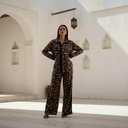 Jungle Tiger Sequins Pants Set