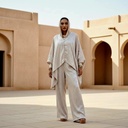 Shimmer Asymmetric Suit