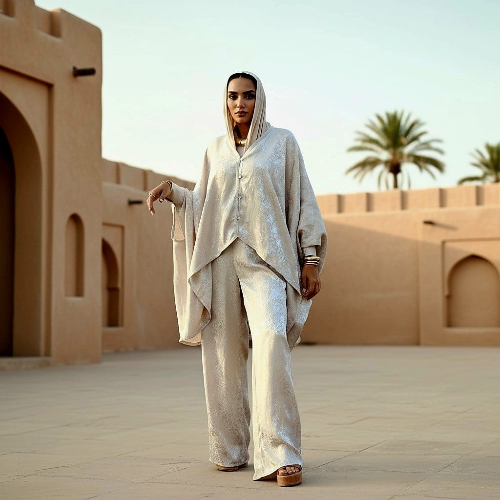Shimmer Asymmetric Suit