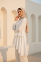 Asymmetrical Peplum Blopin Shirt
