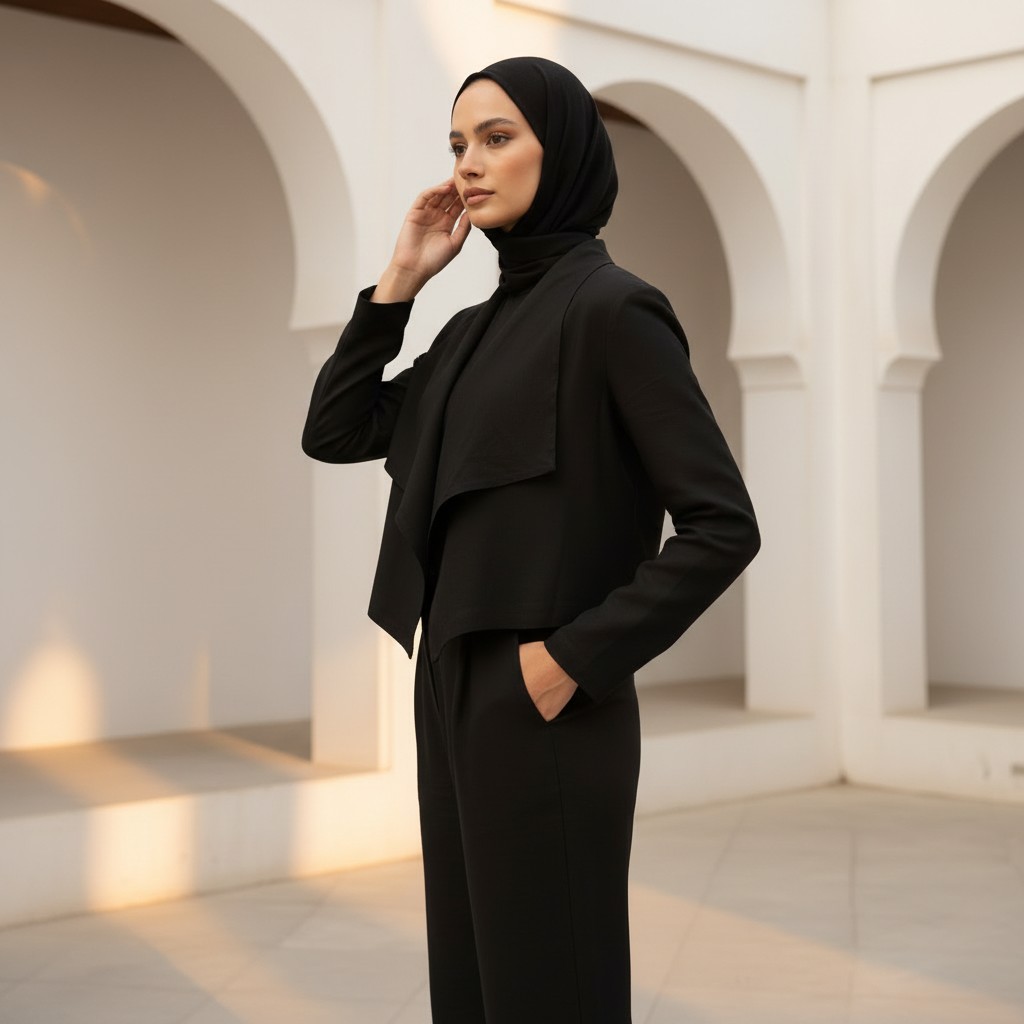 Casual  Lace Double Face Suit