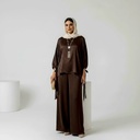 Shimmer High-Low Poncho Suit
