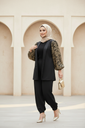Lace Embroidered Sleeve Jacket Suit (2P) (S)