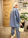 Studs Denim on Denim Set