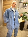Studs Denim on Denim Set