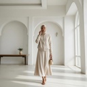Linen Skirt Suit(C)(2p)