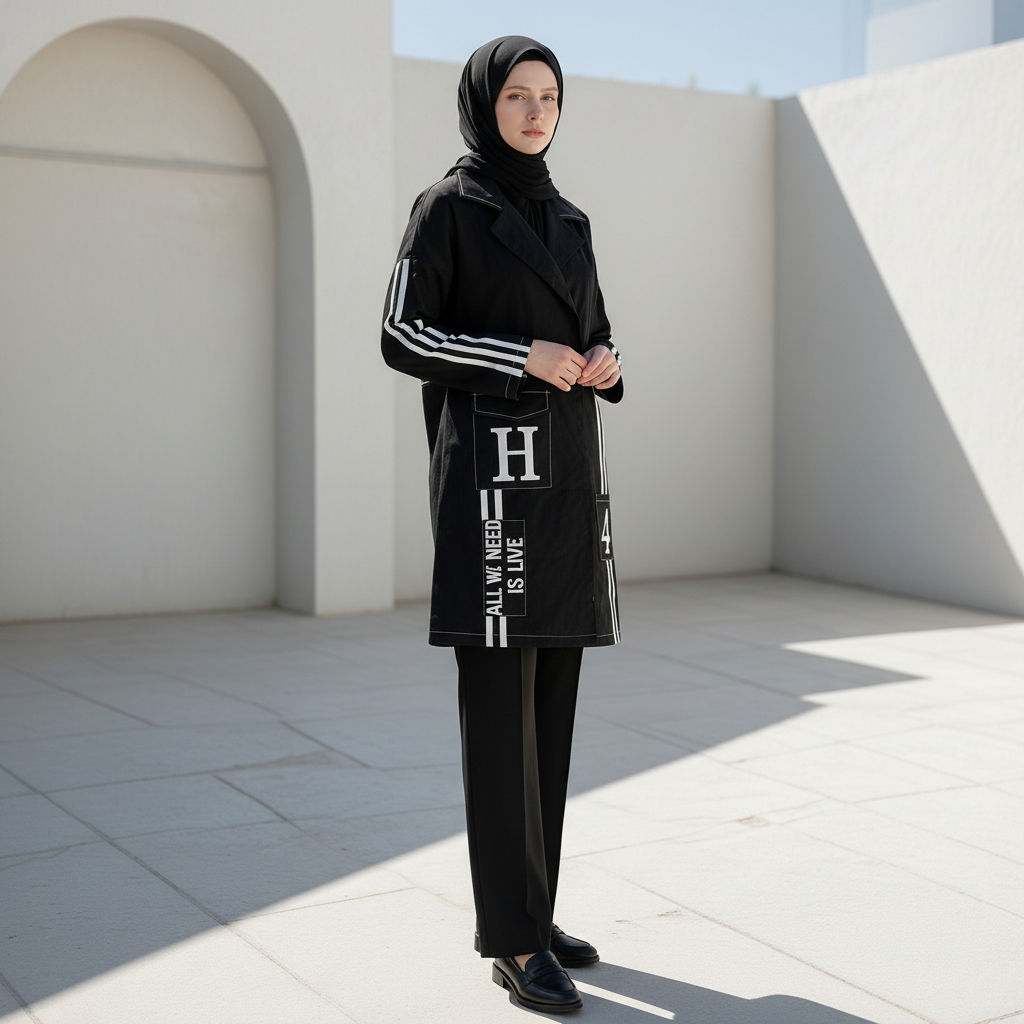 Chic Hooded Coat