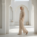 Embroidered Linen Suit(C)(2p)