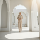Embroidered Linen Suit(C)(2p)