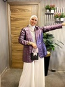 Shimmer Metallic Formal V Blazer