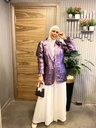 Shimmer Metallic Formal V Blazer