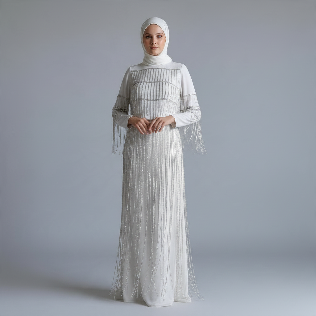 Strass Fringe Skirt Suit (2P)(S)