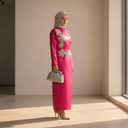 Embroidered Organza Skirt Suit (S) (2P)
