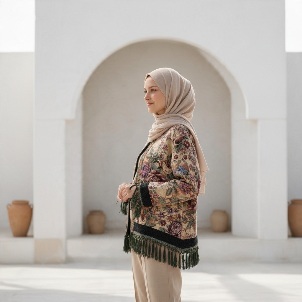 (S)Floral Embroidered Jacket