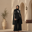 Embroidered Shimme Pants Suit (S)(2P)
