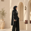 Embroidered Shimme Pants Suit (S)(2P)