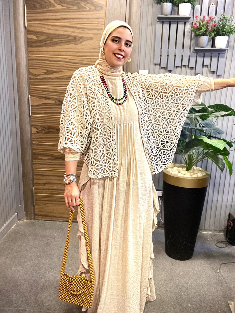Crochet jacket and dress