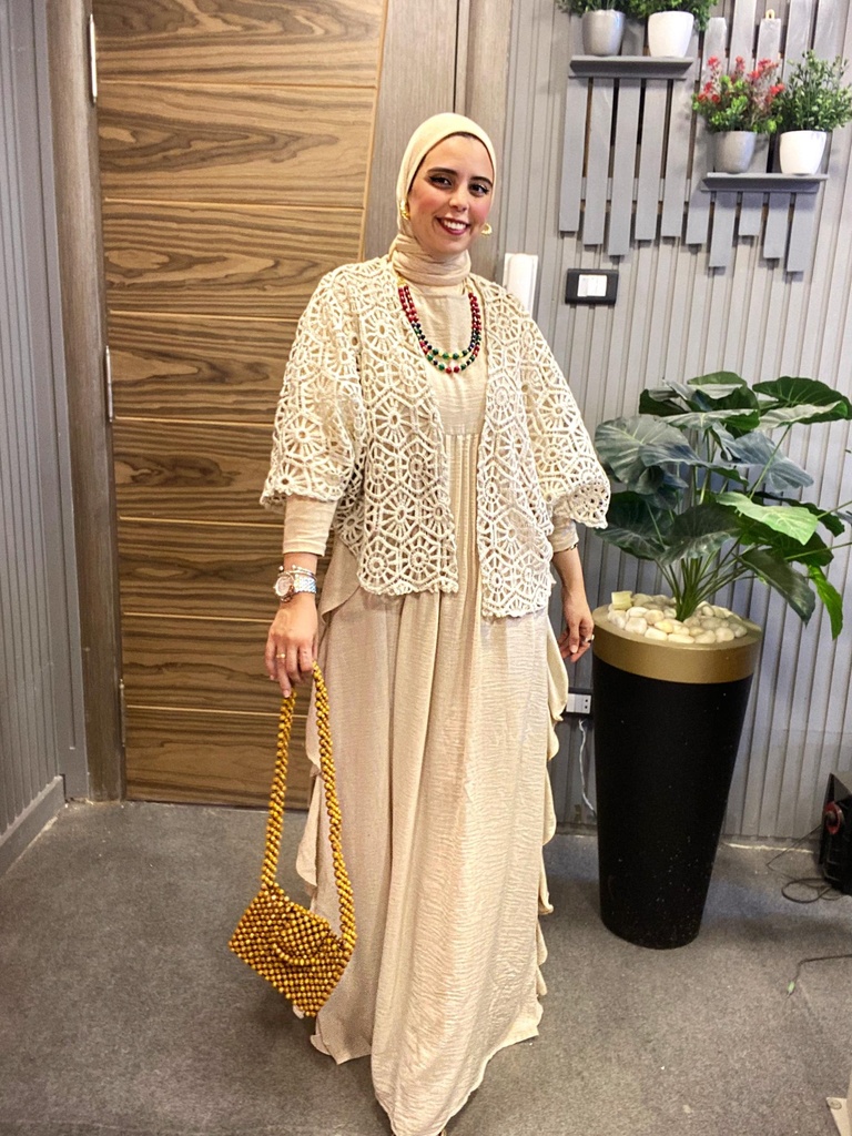Crochet jacket and dress