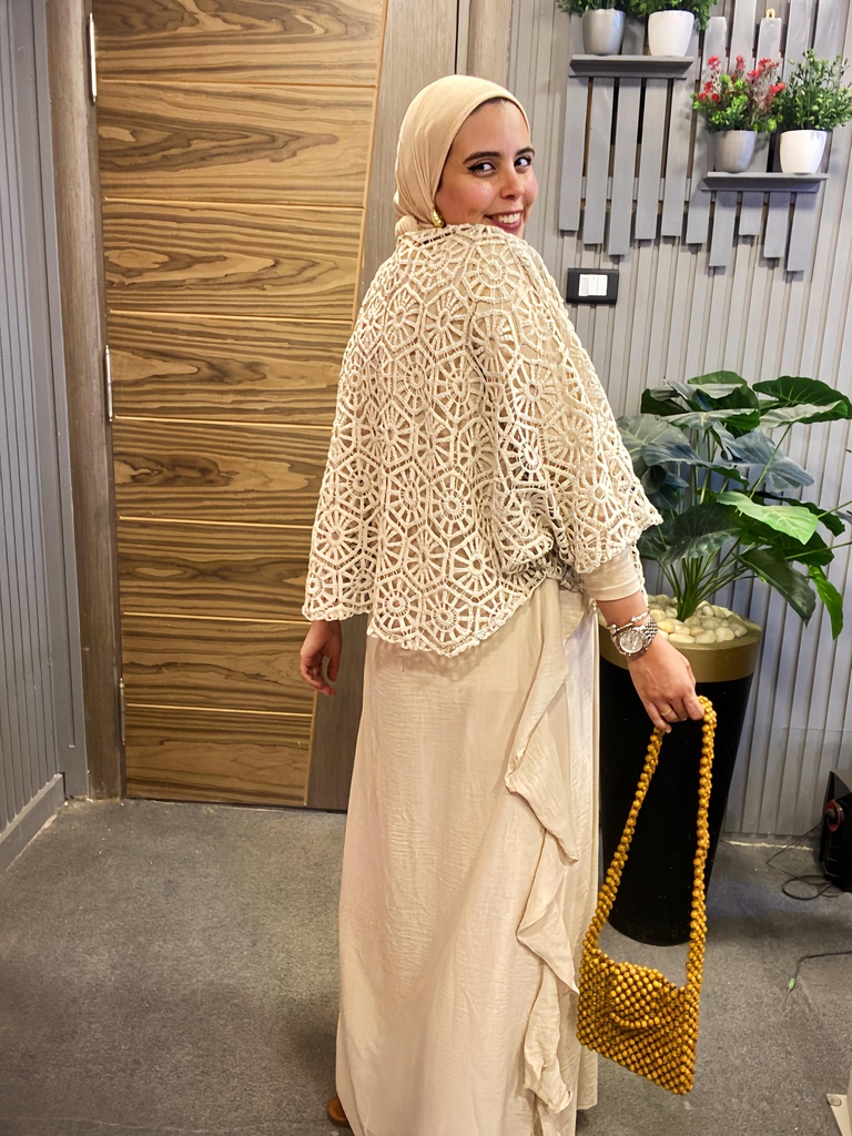 Crochet jacket and dress