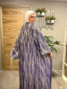 GHAILAM Shimmer Pleated Kaftan