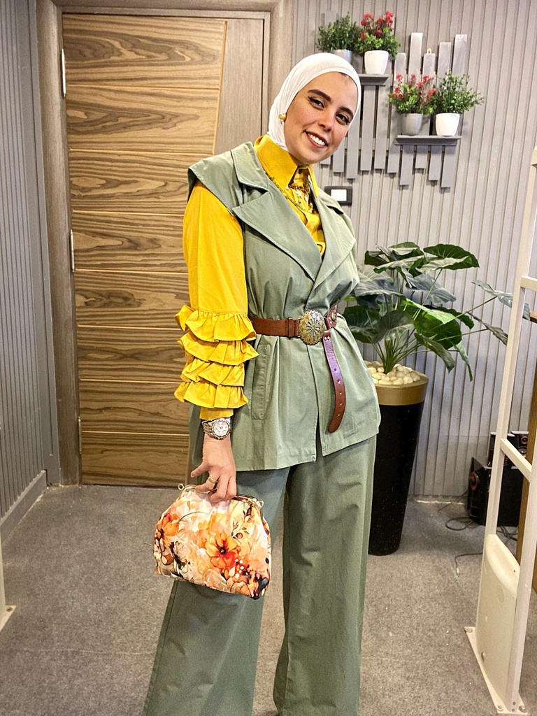 Summer Gabardine Vest Set