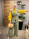 Summer Gabardine Vest Set