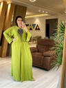 Abstract Print/Non Print Wide Leg Jumpsuit